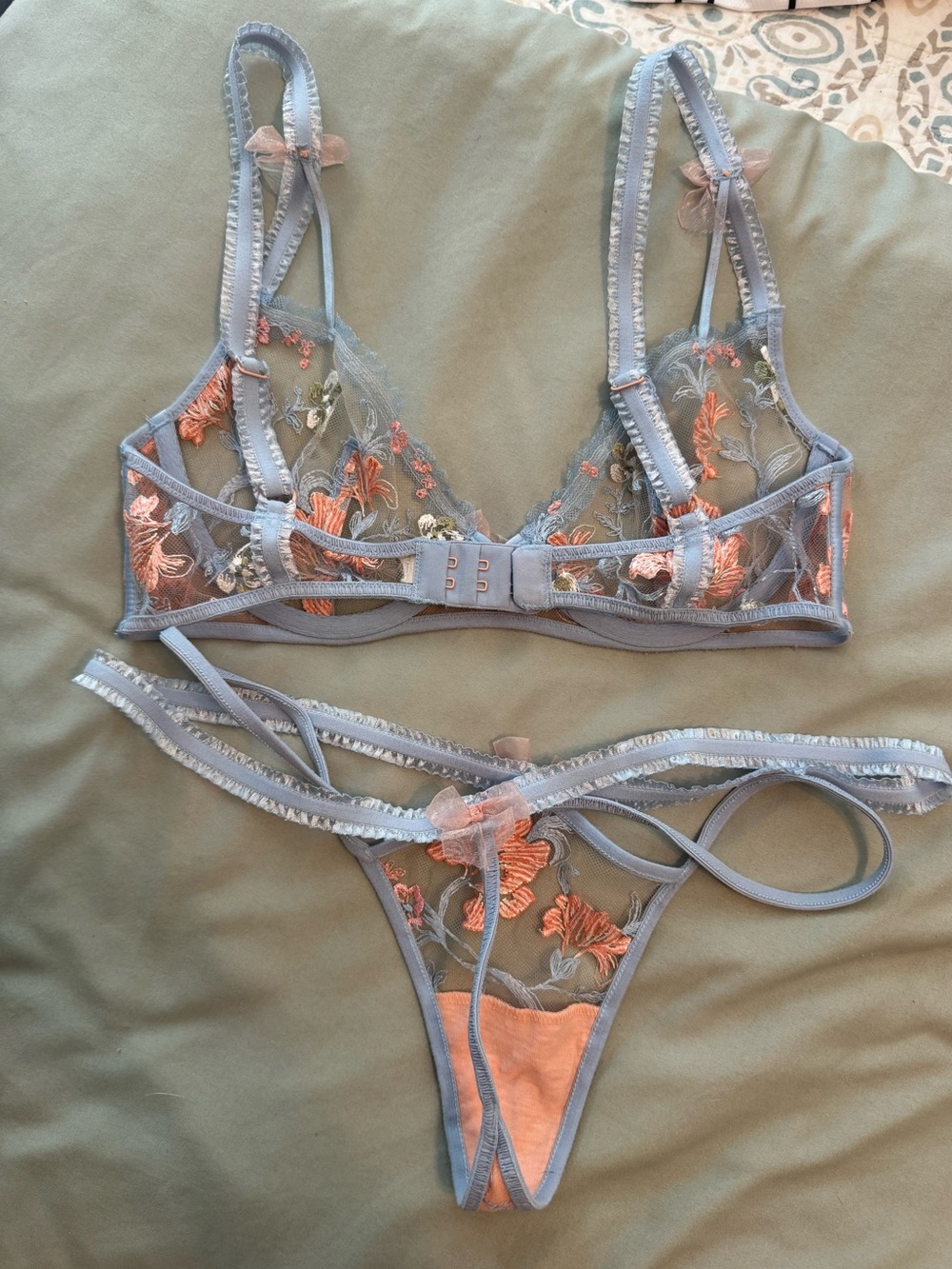 For Love & Lemons 3 Piece Lingerie Set - Picture 3 of 5